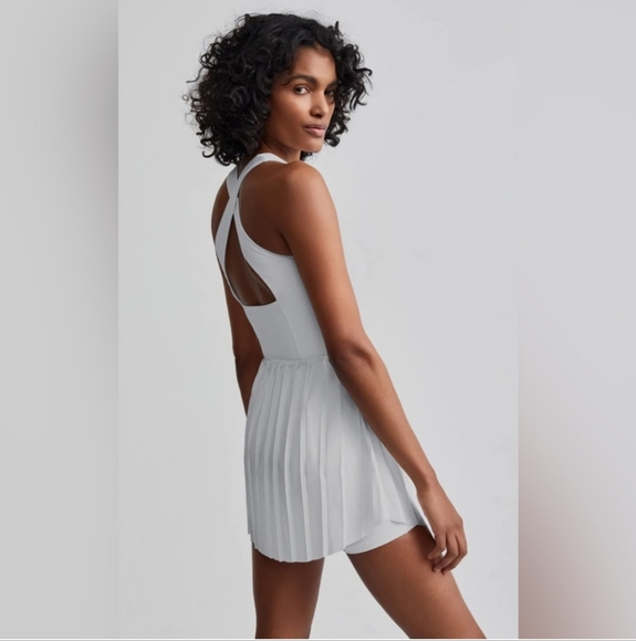 Varley Carina Dress In Bright White Size Small - Picture 2 of 16